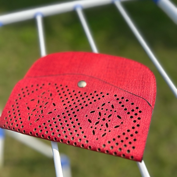 Red Clutch Bag - Picture 16 of 16